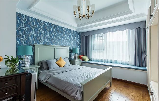 [裝修案例]128平米三居室美式裝修風(fēng)格，舒適的居家生活