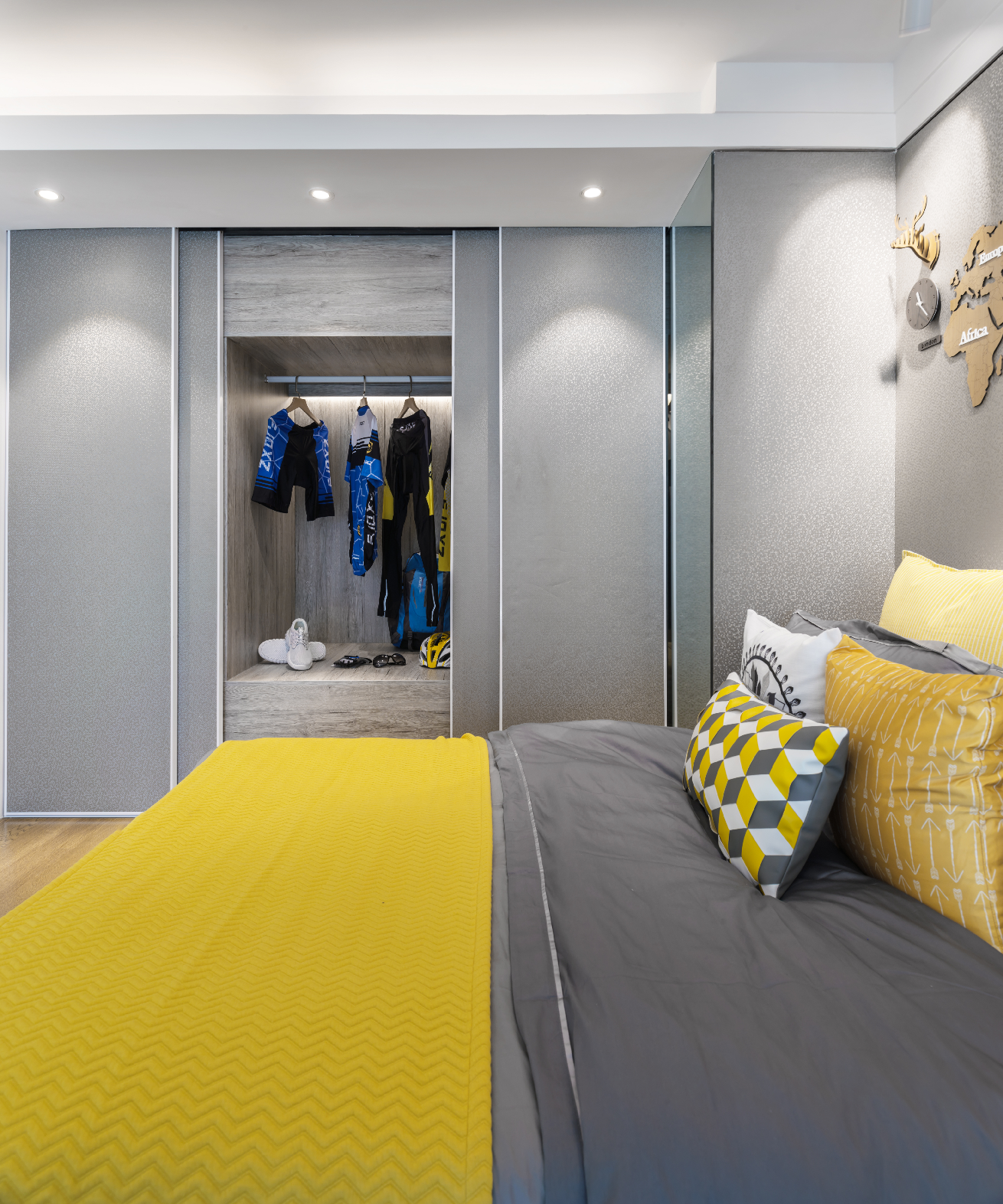 龍湖九里晴川-現(xiàn)代簡約-臥室設(shè)計效果圖