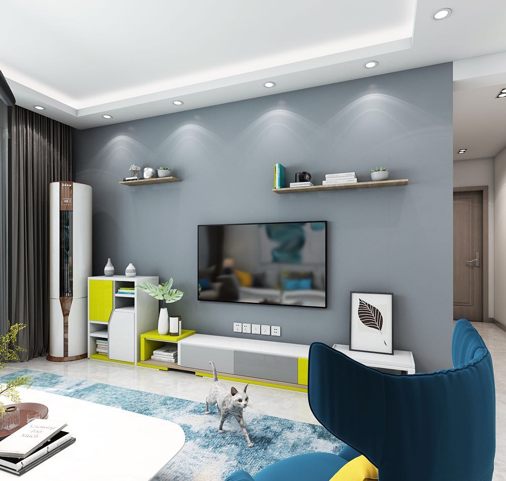 龍湖九里晴川-現(xiàn)代簡(jiǎn)約-臥室設(shè)計(jì)效果圖