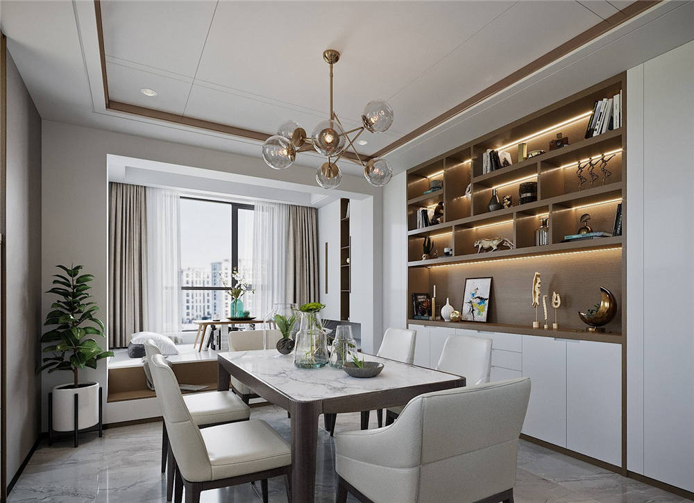 龍湖九里晴川-現(xiàn)代簡約-臥室設計效果圖