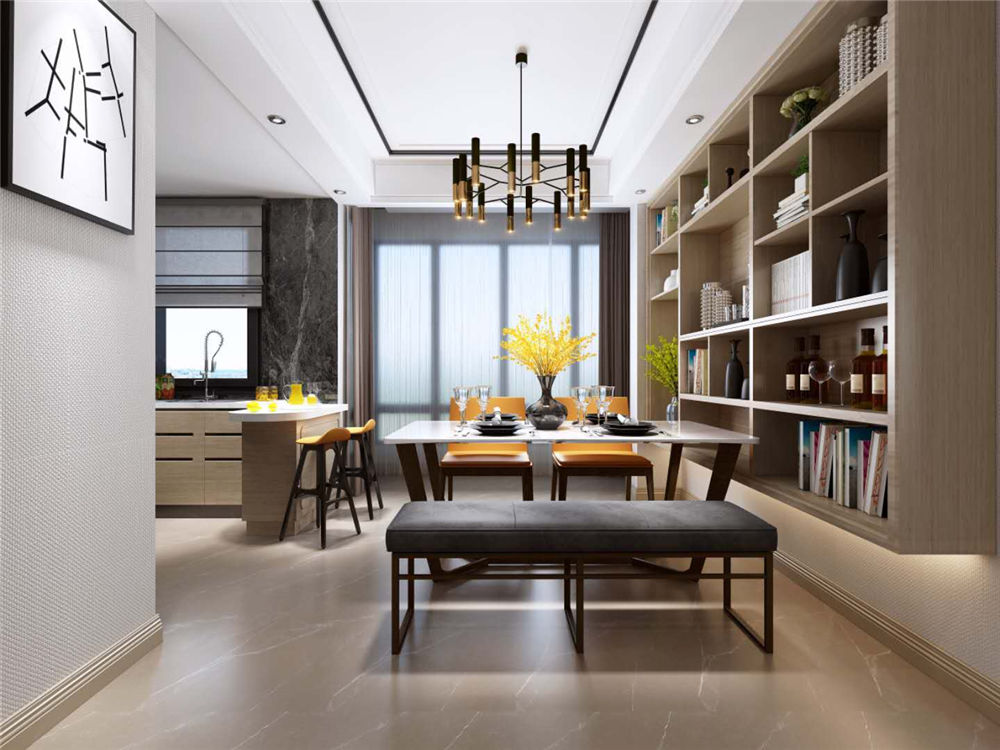 龍湖九里晴川-現(xiàn)代簡約-臥室設計效果圖