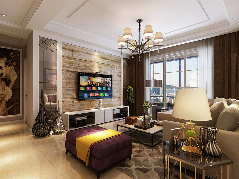 龍湖九里晴川-現(xiàn)代簡約-臥室設計效果圖