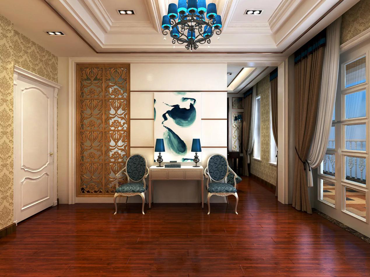 龍湖九里晴川-現(xiàn)代簡約-臥室設計效果圖