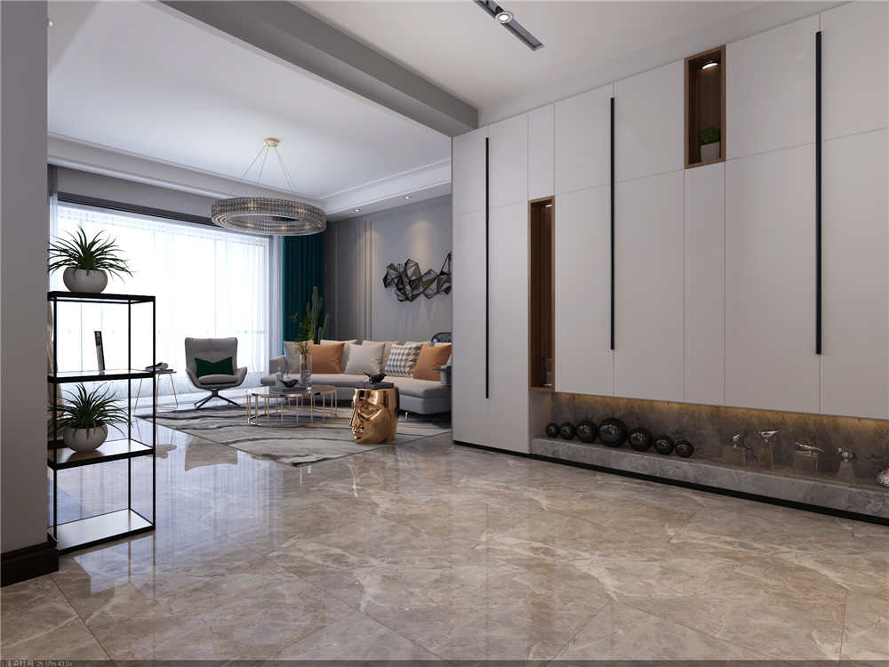 龍湖九里晴川-現(xiàn)代簡約-臥室設計效果圖