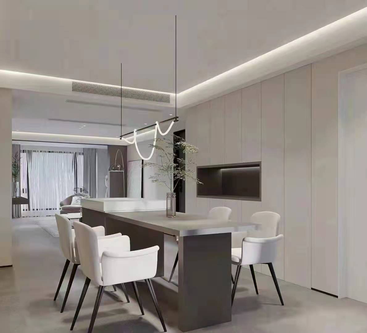 龍湖九里晴川-現(xiàn)代簡(jiǎn)約-臥室設(shè)計(jì)效果圖