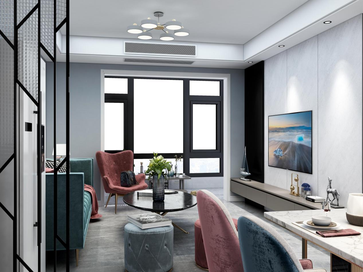 龍湖九里晴川-現(xiàn)代簡約-臥室設計效果圖