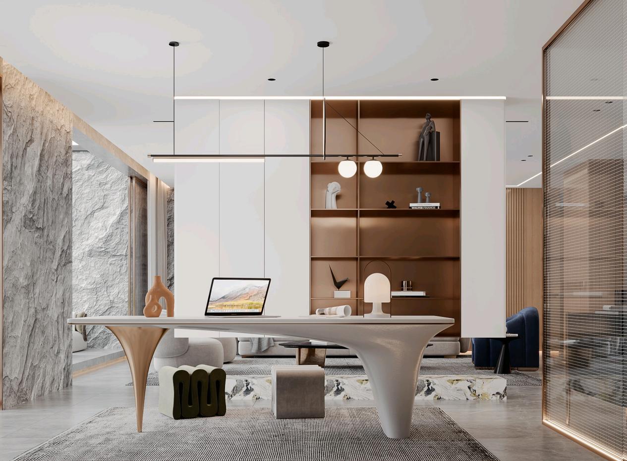 龍湖九里晴川-現(xiàn)代簡約-臥室設計效果圖