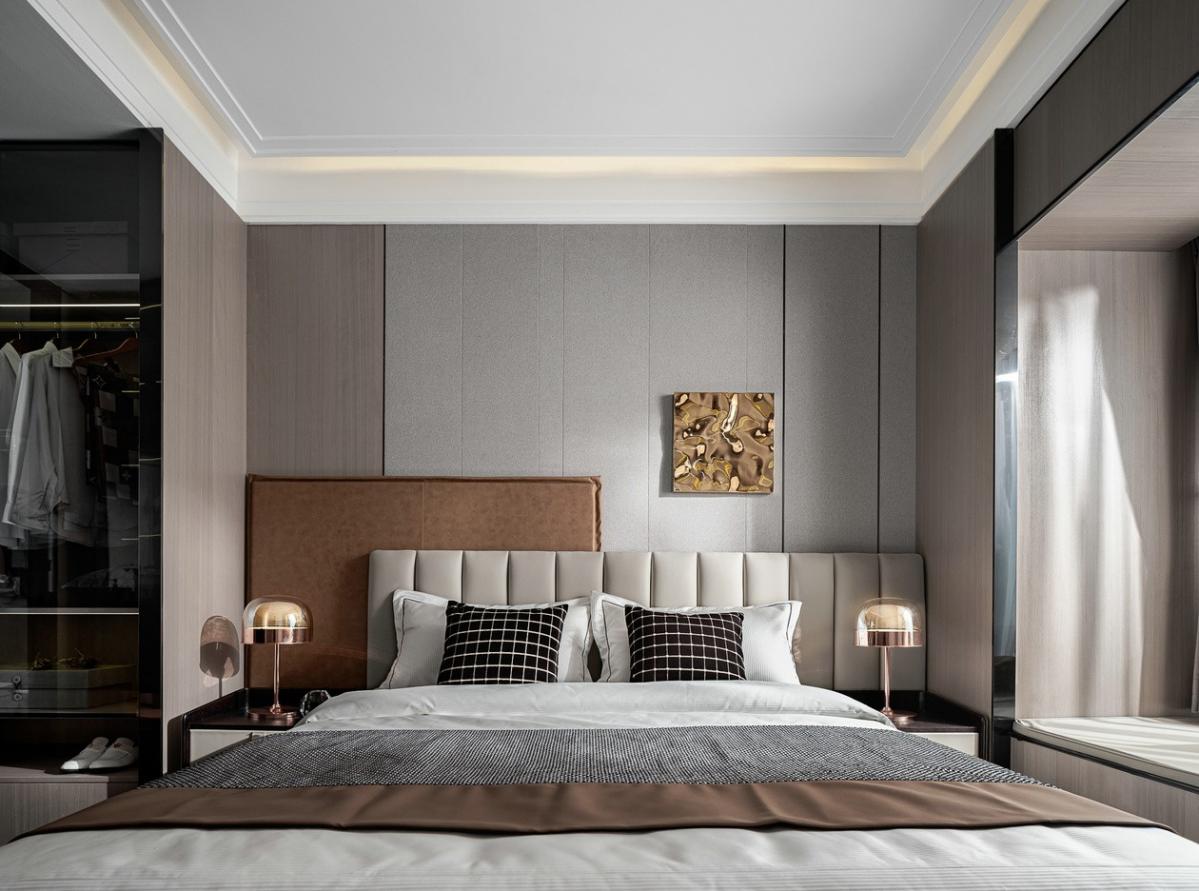 龍湖九里晴川-現(xiàn)代簡約-臥室設(shè)計效果圖