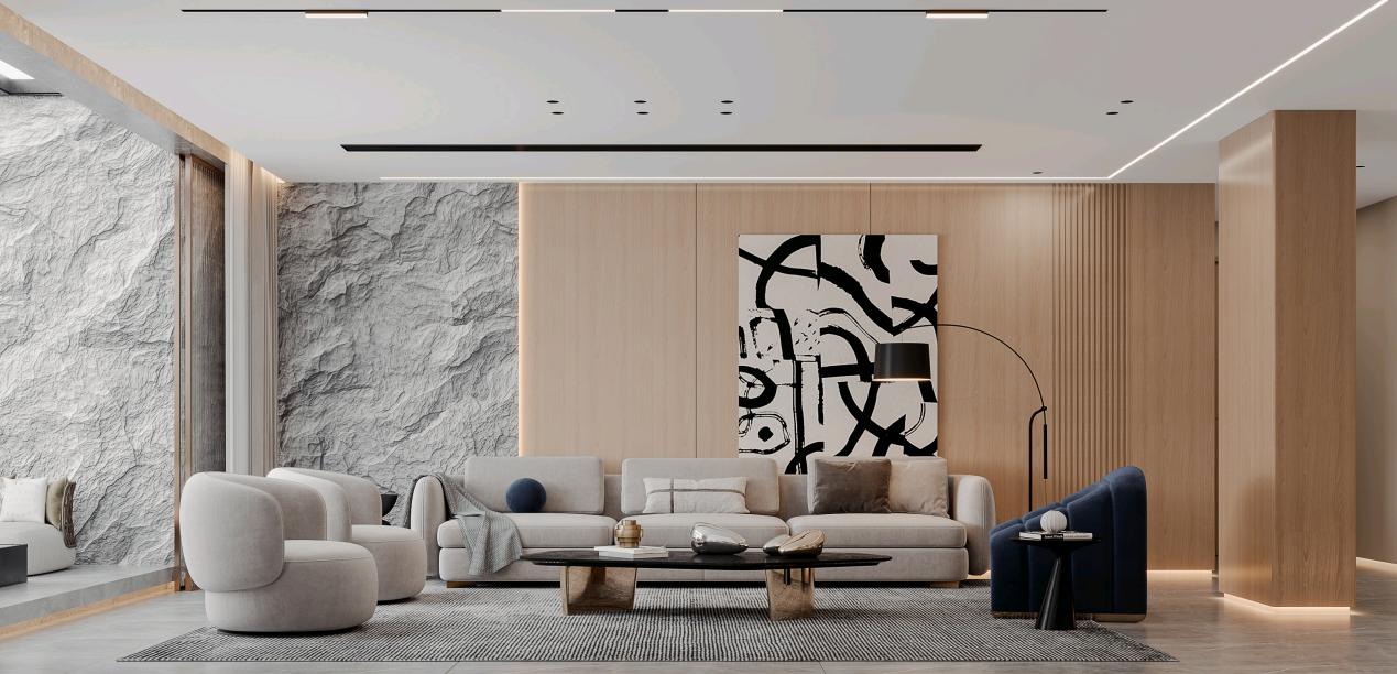 龍湖九里晴川-現(xiàn)代簡約-臥室設計效果圖