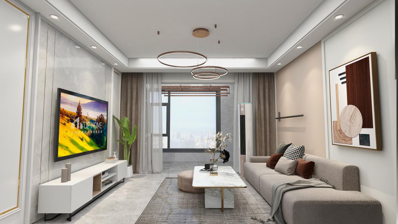 龍湖九里晴川-現(xiàn)代簡約-臥室設計效果圖