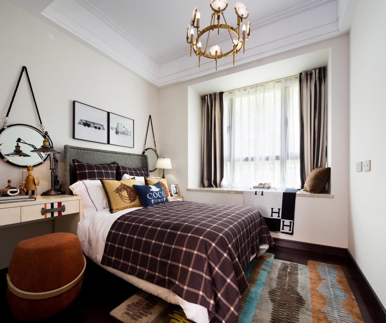 龍湖九里晴川-現(xiàn)代簡約-臥室設計效果圖